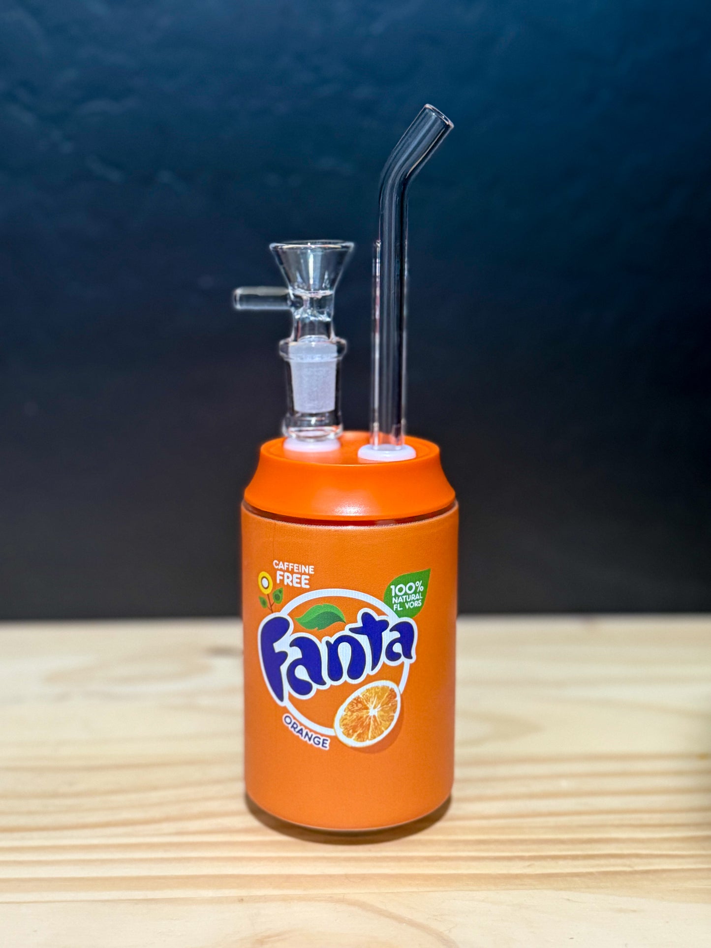 *NEW* FIZZ N FIRE soda bong (orange)