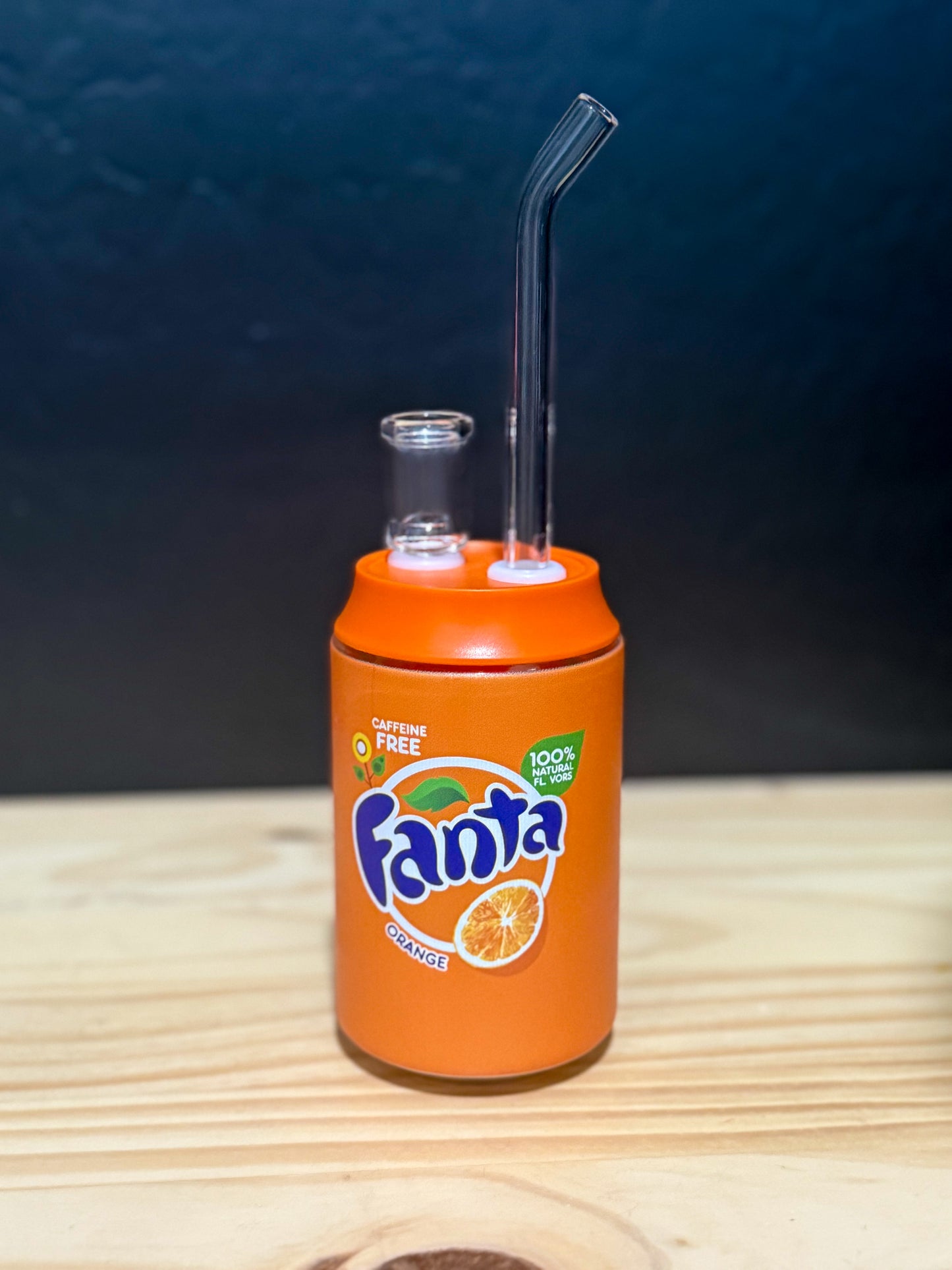 *NEW* FIZZ N FIRE soda bong (orange)