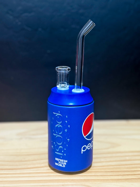 *NEW* FIZZ N FIRE soda bong (blue)