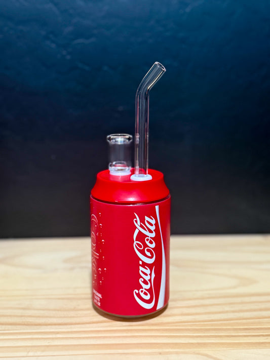 *NEW* FIZZ N FIRE soda bong (red)