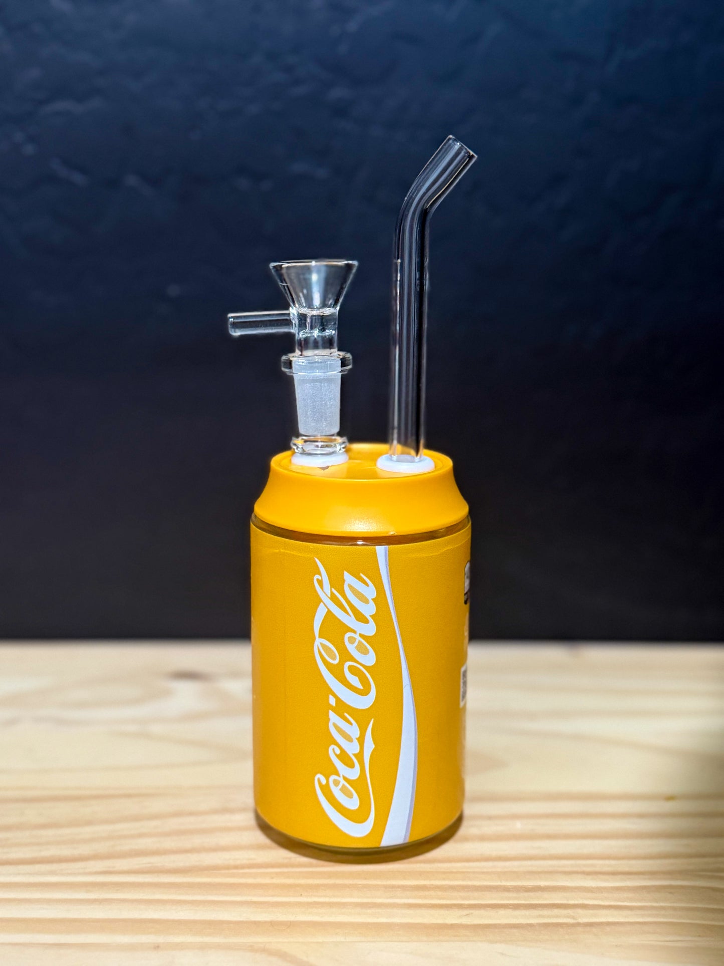*NEW* FIZZ N FIRE soda bong (yellow)