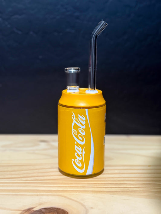 *NEW* FIZZ N FIRE soda bong (yellow)